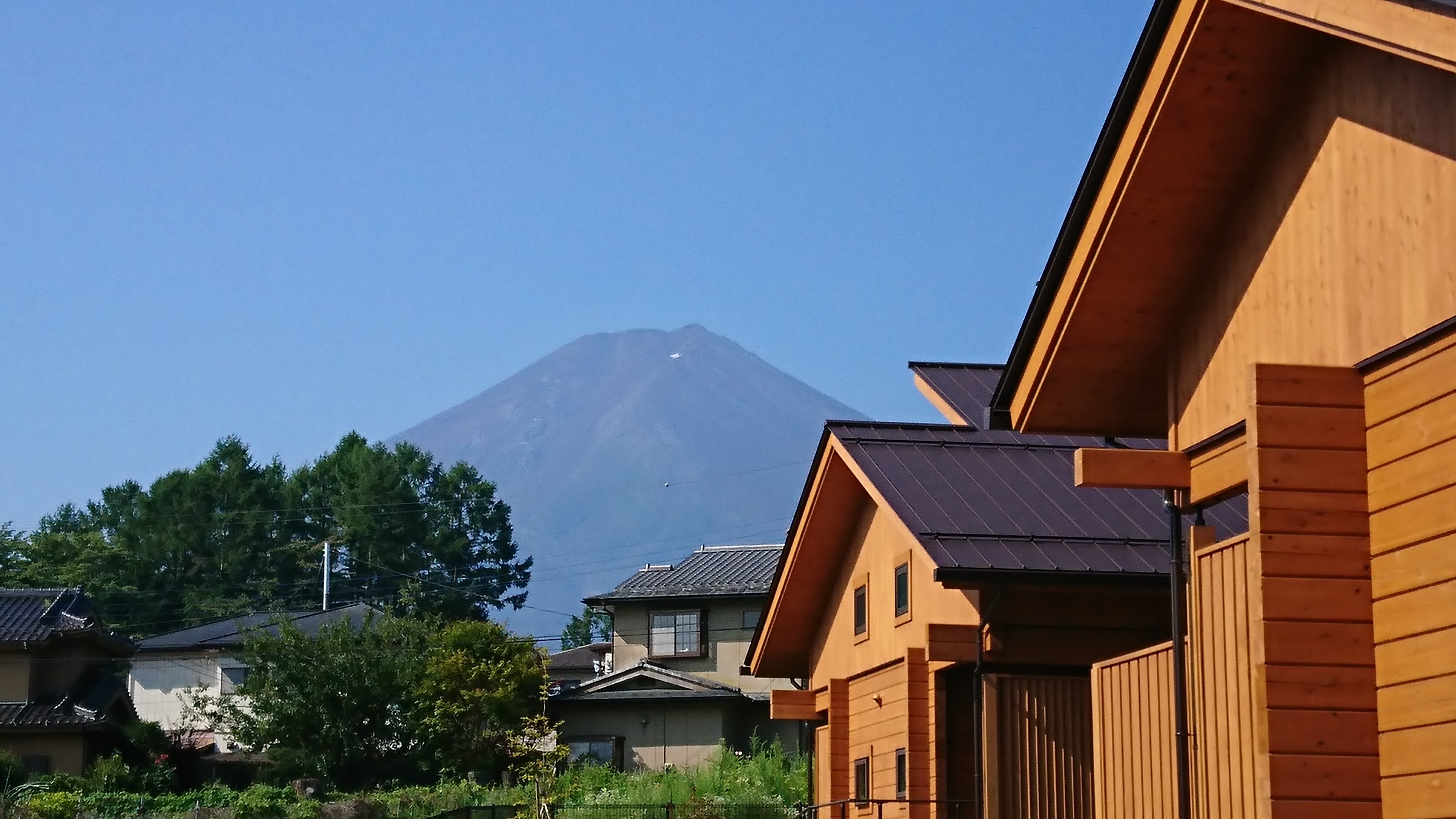 今日の富士山（秋の気配）